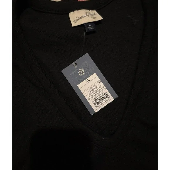 NEW Universal Thread Black Ribbed Sleeveless V Neck Bodysuit,‎ Size XL - Picture 4 of 4